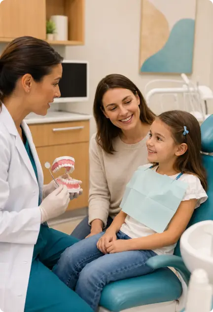 Pediatric teeth exam in san marcos