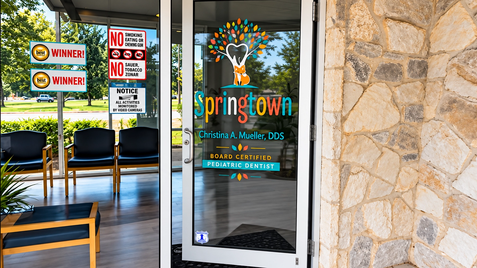 Springtown Pediatric Dentistry office exterior in San Marcos, TX